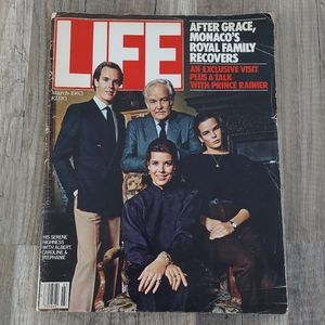 Vintage LIFE Magazine March 1883 Princess Grace Kelly Royal Family Monaco